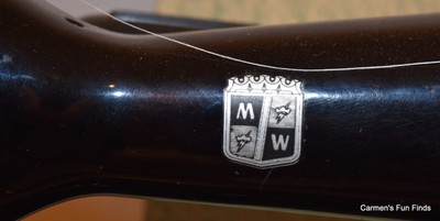 Montgomery Ward SEWING MACHINE Model 185A with Case. Works well!