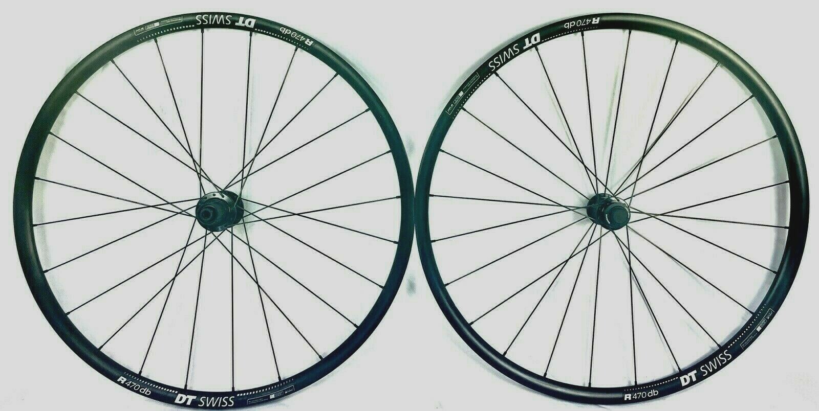 DT Swiss R470db Wheelset 100mm front 142mm rear thru axle | eBay