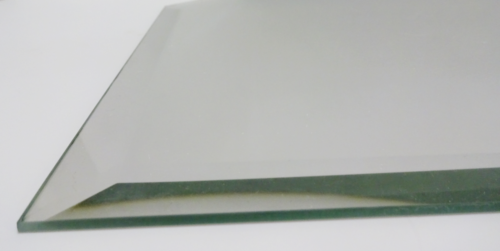 Beveled Glass HEXAGON Display Centerpiece Mirror 13