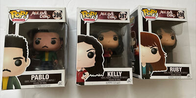 Funko Pop Ash vs Evil Dead Pablo Kelly Ruby  #396,#397,#398 See Photos For Cond.