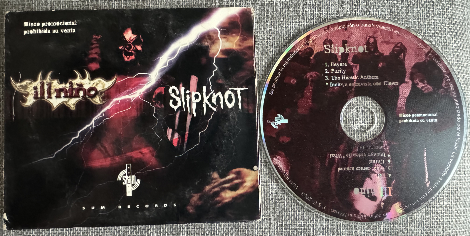 Slipknot サイン入りCD Corey Taylor SLIPKNOT CD Debut Album Signed JSA AUTHENTIC