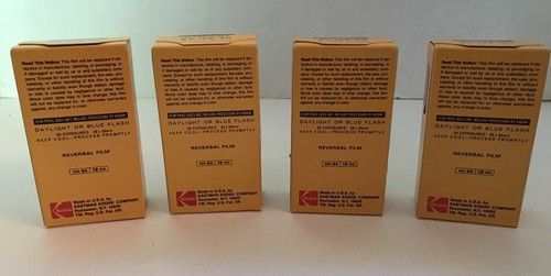 VTG Kodak Ektachrome-X 126-20 Color Slides 125 Cartridge New Sealed 80 Exposures