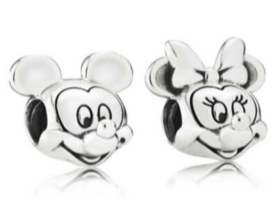 Pandora Disney Minnie & Mickey Mouse Charm Set
