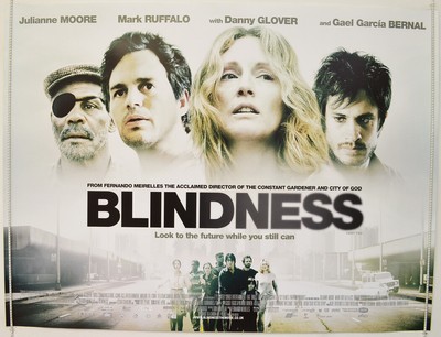 BLINDNESS (2008) Quad Movie Poster - Julianne Moore, Mark Ruffalo, Danny Glover