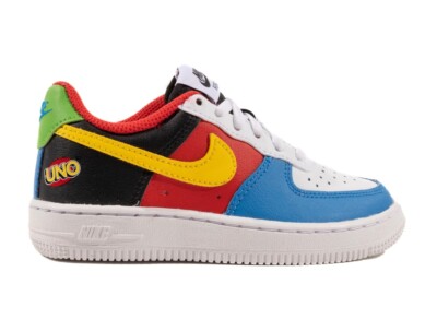 

Nike Air Force 1 LV8 QS White/University Gold для маленьких детей (DO6635 100)