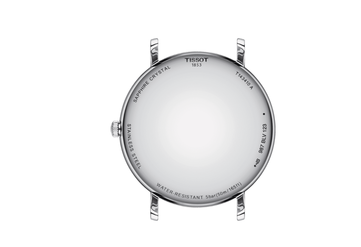 Pre-owned Tissot Every Time White Dial Round Men's Watch T1434101101100