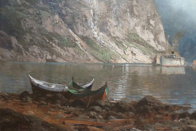 Johannes Harders -Large Magnificent View -Nairo Fjord, Norway -32