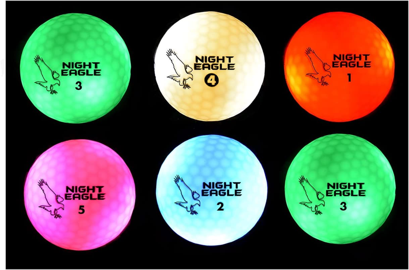 S - Light Activated - No Timer - 6 Pack Assorted (inc 2 Green)
