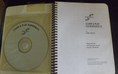 Learn & Play Harmonica Book CD & Chrome Harmonica First Act 2008