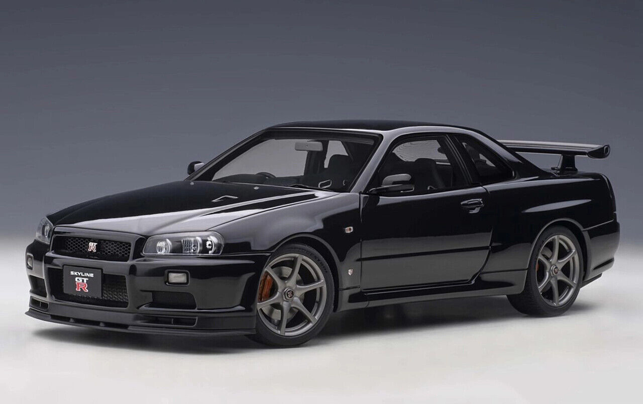 1/18 Nissan Skyline GT-R R34 V Spec II 2001 Black Pearl 1/18 Nissan Skyline GT-R R34 V Spec II 2001 Black Pearl