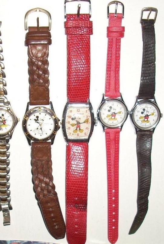 Vintage Ingersoll Mickey Mouse watch lot