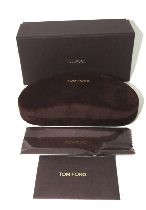 Pre-owned Tom Ford Miranda Ft0130 28g Shiny Gold Brown Oval Women's Sunglasses