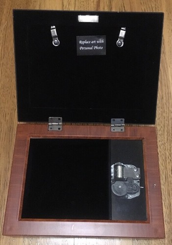 Brand New Baby Music Box Keepsake- Insert Photo- Plays Jesus Loves Me