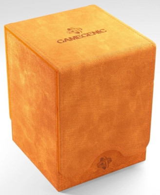 GAMEGENIC SQUIRE 100+ XL CONVERTIBLE DECK BOX ORANGE HOLDS 100 CARDS NEW