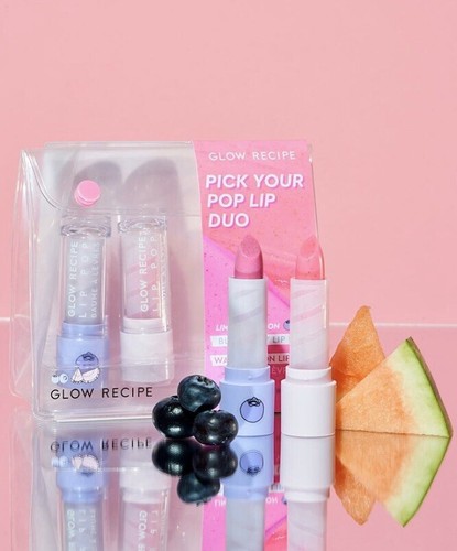 Glow Recipe Lip Pop Duo Limited Edition Set (Blueberry + Watermelon) Full Size
