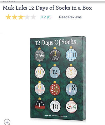 12 days of socks advent calendar size 4-9