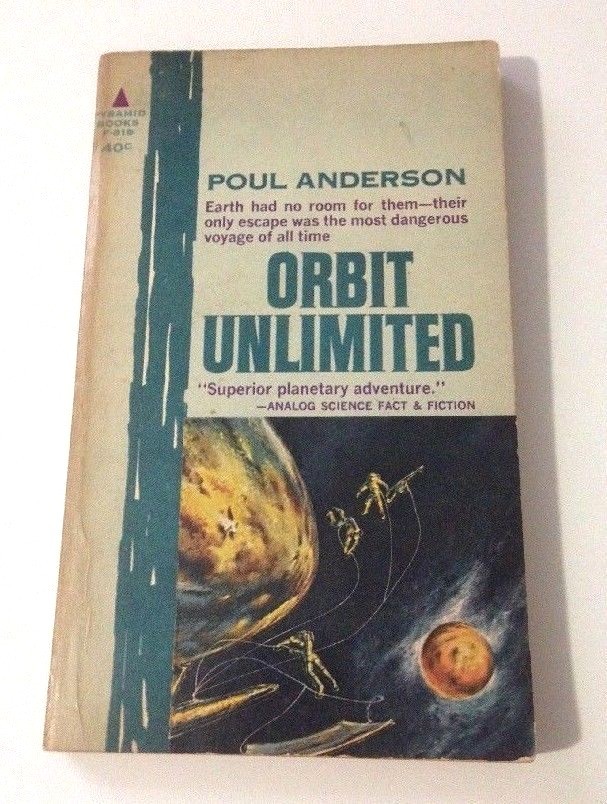 Poul Anderson Vintage 50s 60s Sci Fi Science Fiction Paperback Books Lot of 4