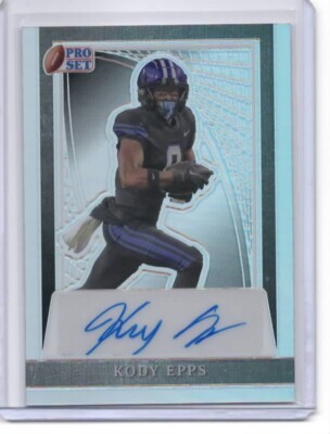 Kody Epps 2024 Leaf Pro Set Metal Prismatic Silver Auto Rc /25