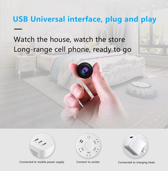 WiFi Wireless 4K Mini Camera Recorder Pinhole DIY HD Screw IP DVR Nanny Cam CCTV - Image 13