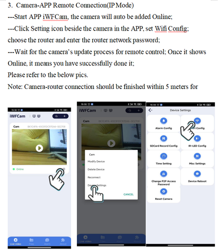 Mini APP WiFi Camera 1080P HD Motion Detection Home Security Audio Video Cam