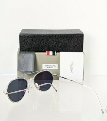 Pre-owned Dita Brand Authentic Thom Browne Sunglasses Tbs 109-b-t Silver Grey Tb109 Frame In Blue