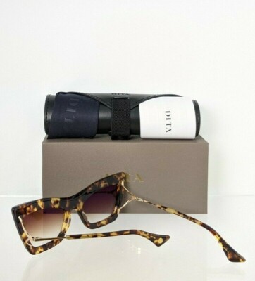 Pre-owned Dita Brand Authentic  Sunglasses Erasur Dts507-53-02 Tkt Gld Frame In Brown