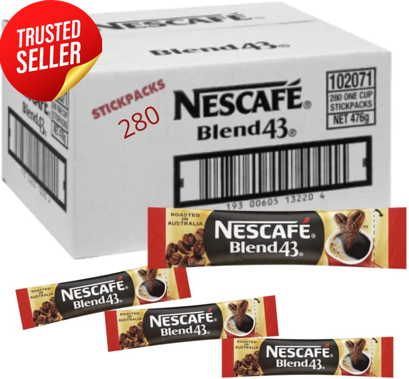 Instant Coffee Stick Packs Nescafe Blend 43 1.7G X280 Total 476G