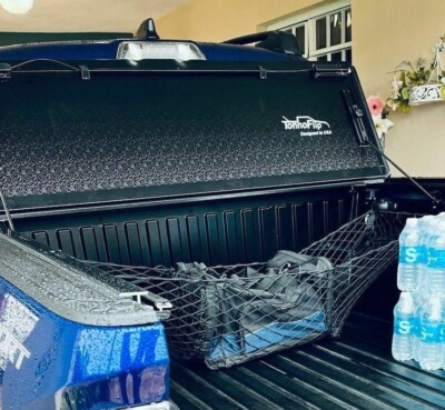 Trunk Bed 3 Pocket Envelope Style Mesh Cargo Net for NISSAN FRONTIER 1998-2024