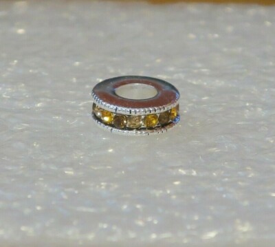 NEW DaVinci Beads & Charms Interchangeable Jewelry - CZ Wheel Spacers