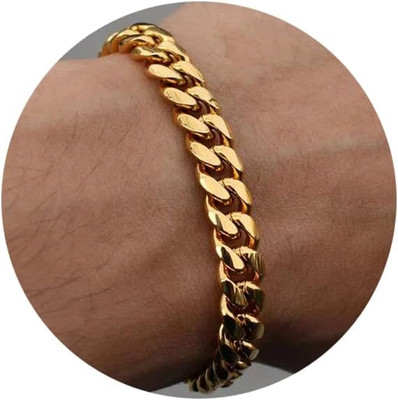 Versatile Stainless Steel Cuban Chain Bracelets   Unisex Design in Various Lengt