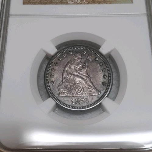 1876-CC 25C Seated Liberty Quarter NGC MS-62 EXTREMELY SHARP & UNDERVALUED!