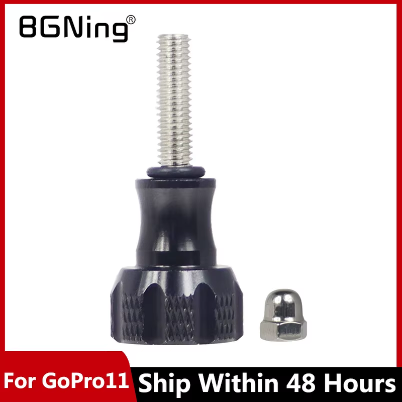 CNC Metal Thumb Knob Bolt Short Screw for HERO 11/10/9/8/MAX Case Tripod Mount