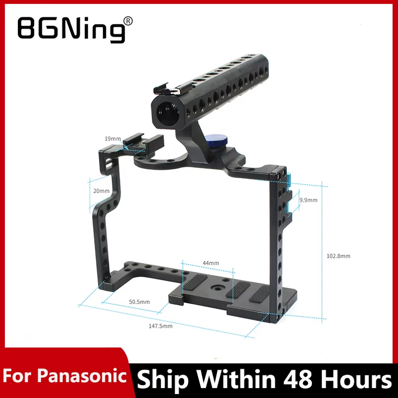 Camera Cage Rig GH3 GH4 GH5 Protective Housing Case Top Handle Grip for Panasoni