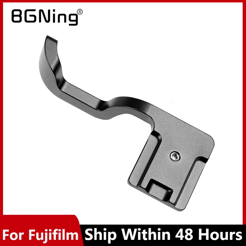 Mini Hot Shoe Cover Metal Camera Plate Hand Thumb Up Grip for Fujifilm Fuji XT-1
