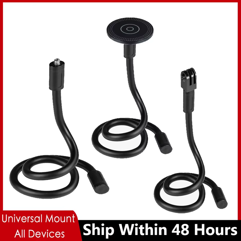 Flexible Camera Holder Tripod Mount for GoPro DJI Insta360 Action Camera Phone M