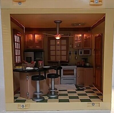 Jazwares LAURA ASHLEY Room by Room Dollhouse (Yellow) Kitchen w/Accessories