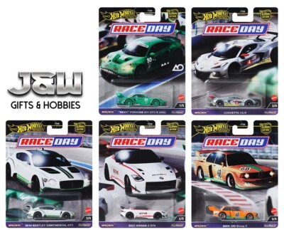 Hot Wheels Car Culture 2024 D Race Day Set of 5 Cars FPY86-961 D 1/64