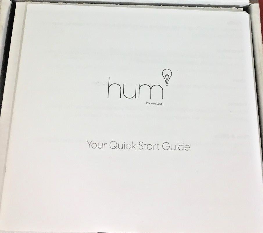 Verizon HUM Vehicle Tracking and Diagnostic System New in Box w Guide