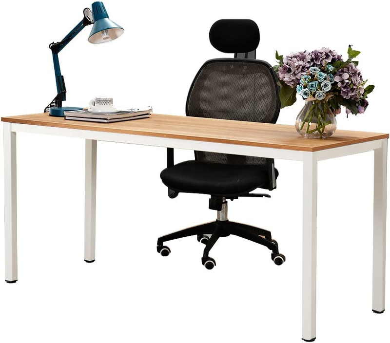 63 Inches X-Large Computer Desk, Composite Wood Board, Decen