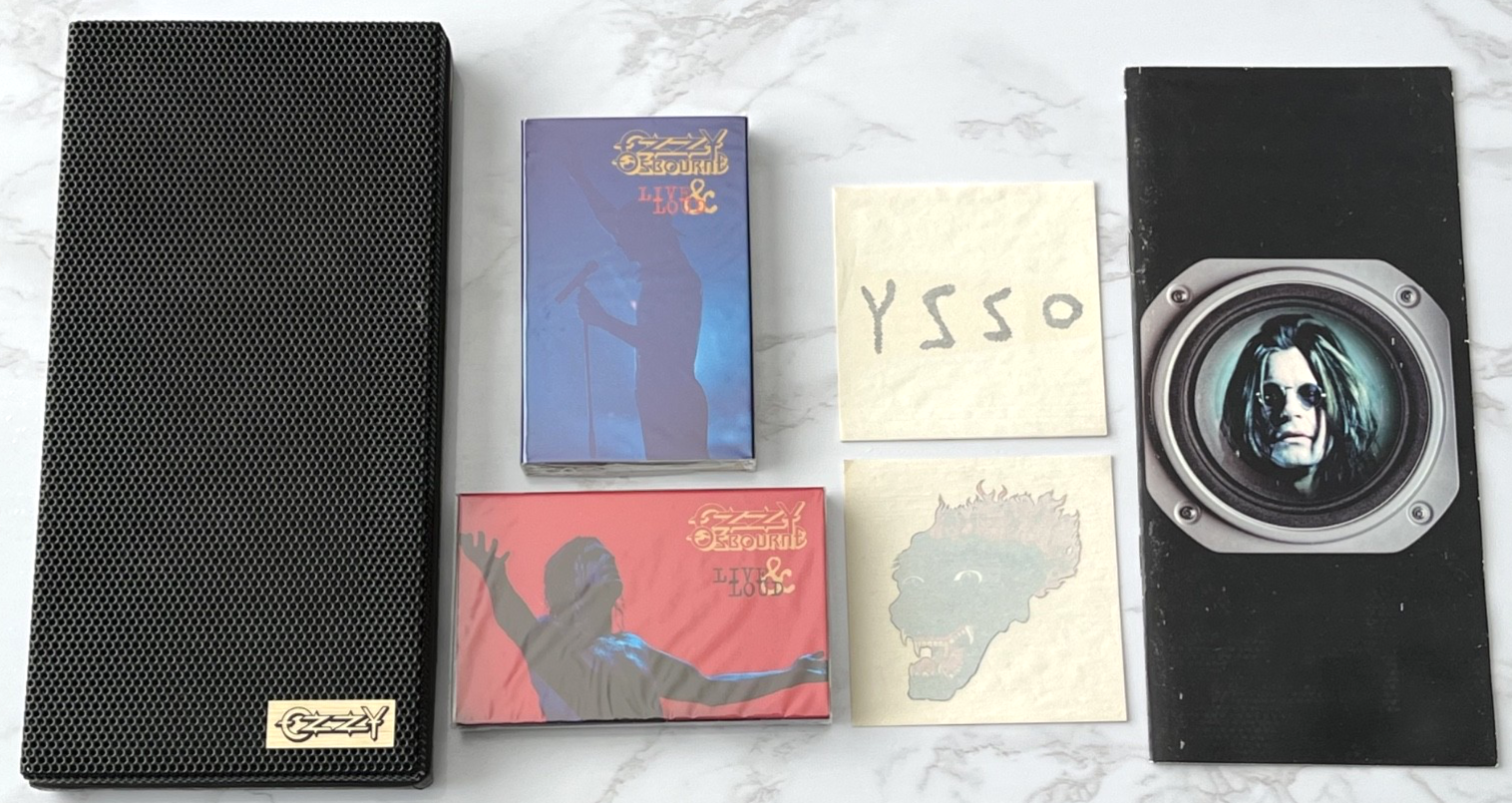 Ozzy Osbourne Live & Loud 2 CASSETTE TAPE BOX SET LTD ED