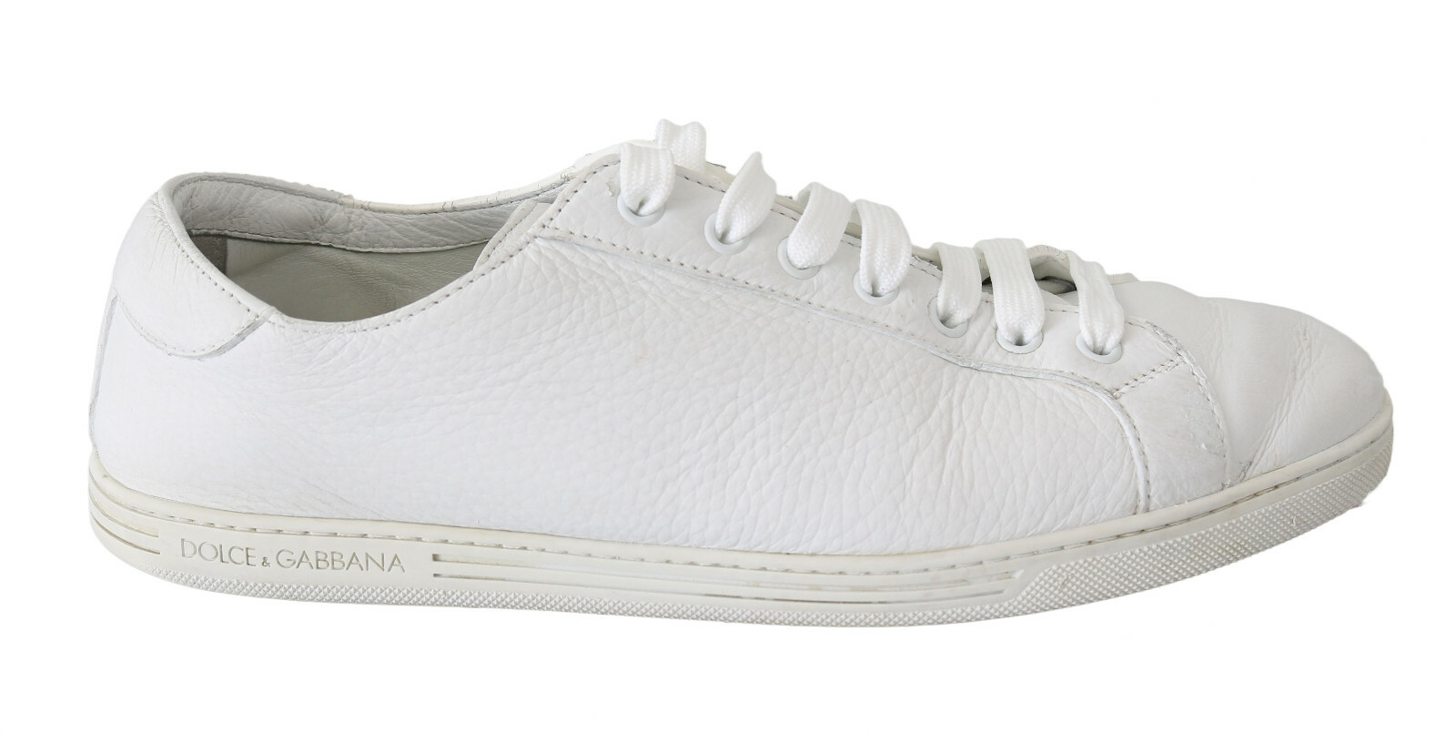 【Dolce&Gabbana】 Saint Tropezレザースニーカー Saint Tropez calfskin sneakers in Black for Men