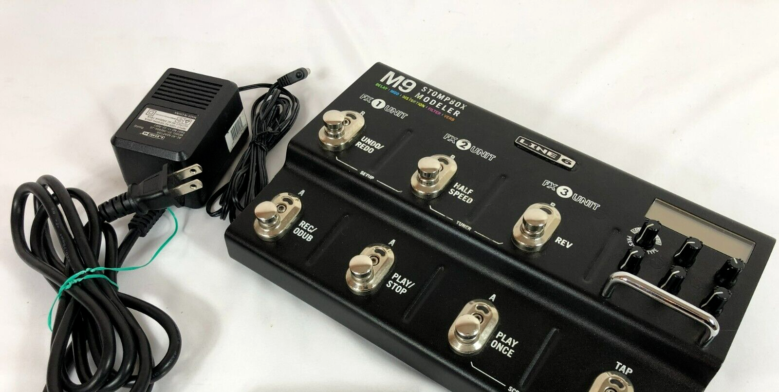 LINE6 M9 Stompbox Modeler W/adapter Guitar Effect Pedal In Work order Japan - Picture 2 of 12