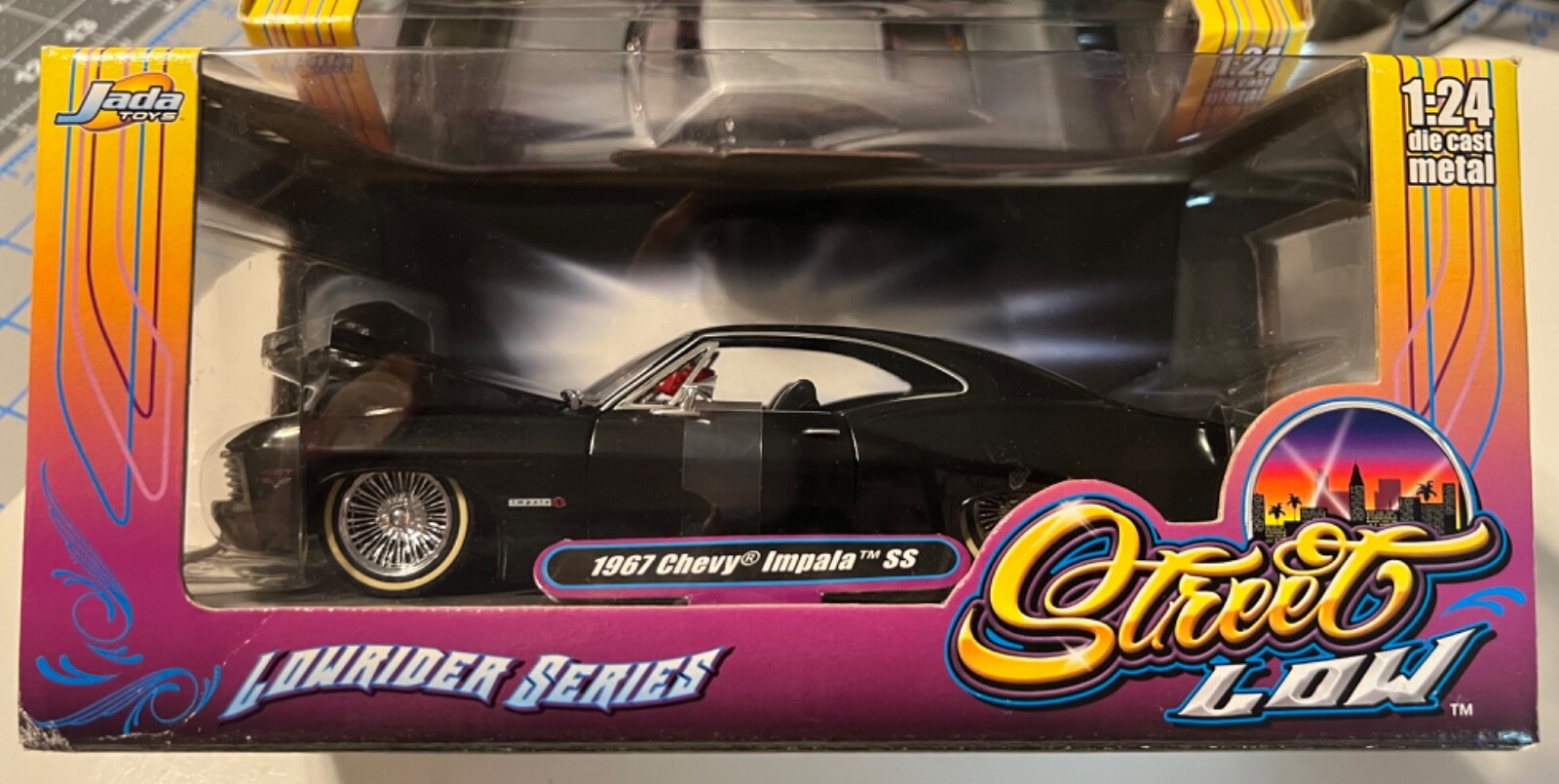jada toys 60 Impala Lowrider 1/24ストリートロウ Jada Street Low 1960 Chevy Impala Coupe Lowrider Series 1:24