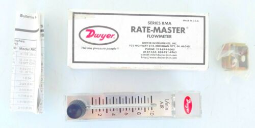 DWYER Rate-Master Model RMA-21-SSV Flow Meter 2" Scale - New