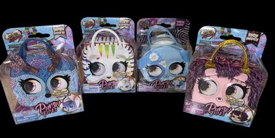 Set Of 4 Purse Pets, Roarin  Rainbow Tiger, Denim Deerie, Daisy, Edgy Hedgy NEW