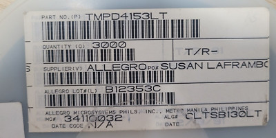 (10 PC)    TMPD4153LT     ALLEGRO MICROSYSTEMS INC