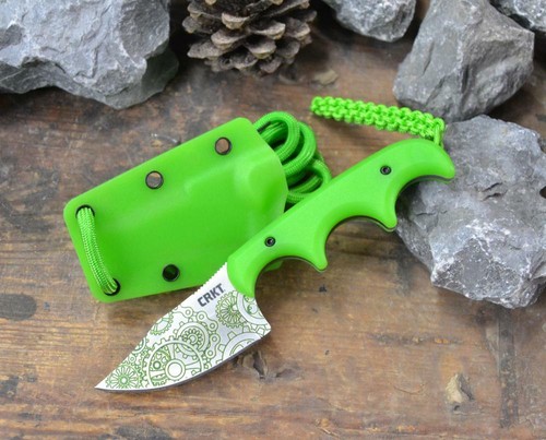 CRKT Minimalist Bowie Gears Feststehendes Messer Neckknife