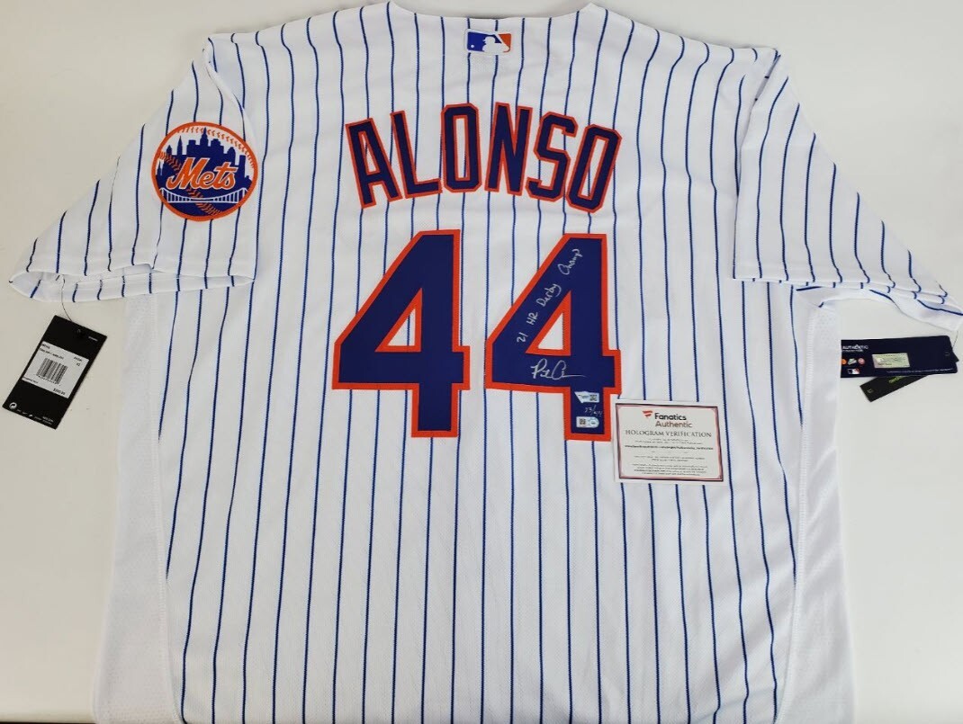 メッツ　Pete Alonso 直筆サイン入りユニフォーム　ベケット社証明付き メッツPete Alonso 直筆サイン入りユニフォームベケット社証明付き