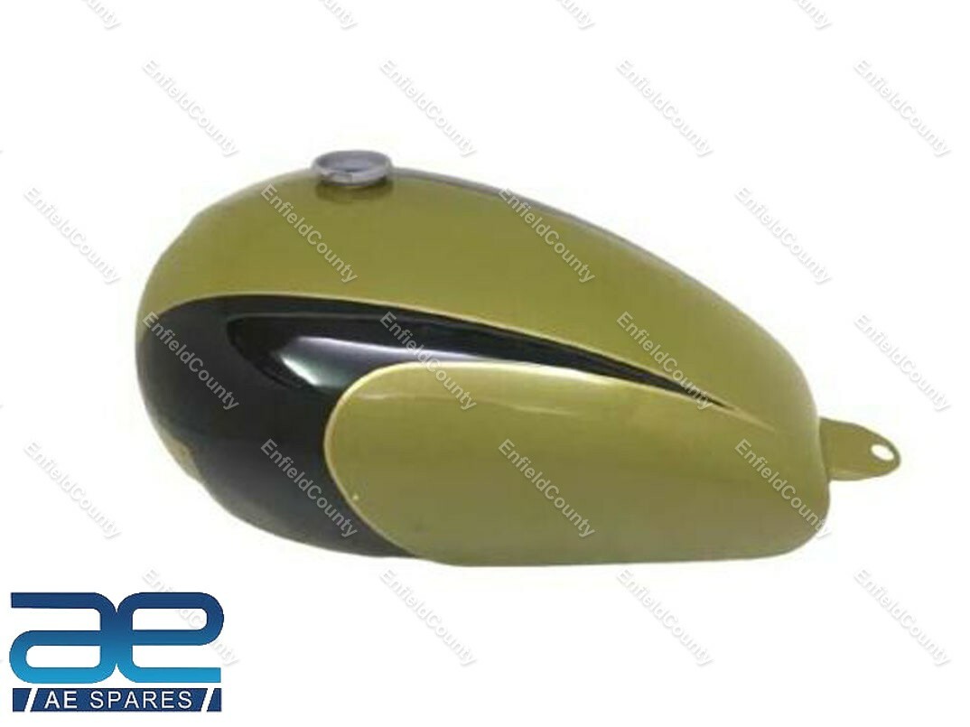 Fits For Triumph T150 Green & Black Petrol Fuel Gas Tank With Cap 