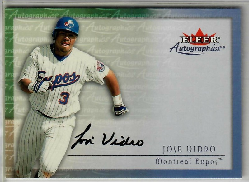 2001 SP Authentic Limited #65 Jose Vidro //50 EXPOS